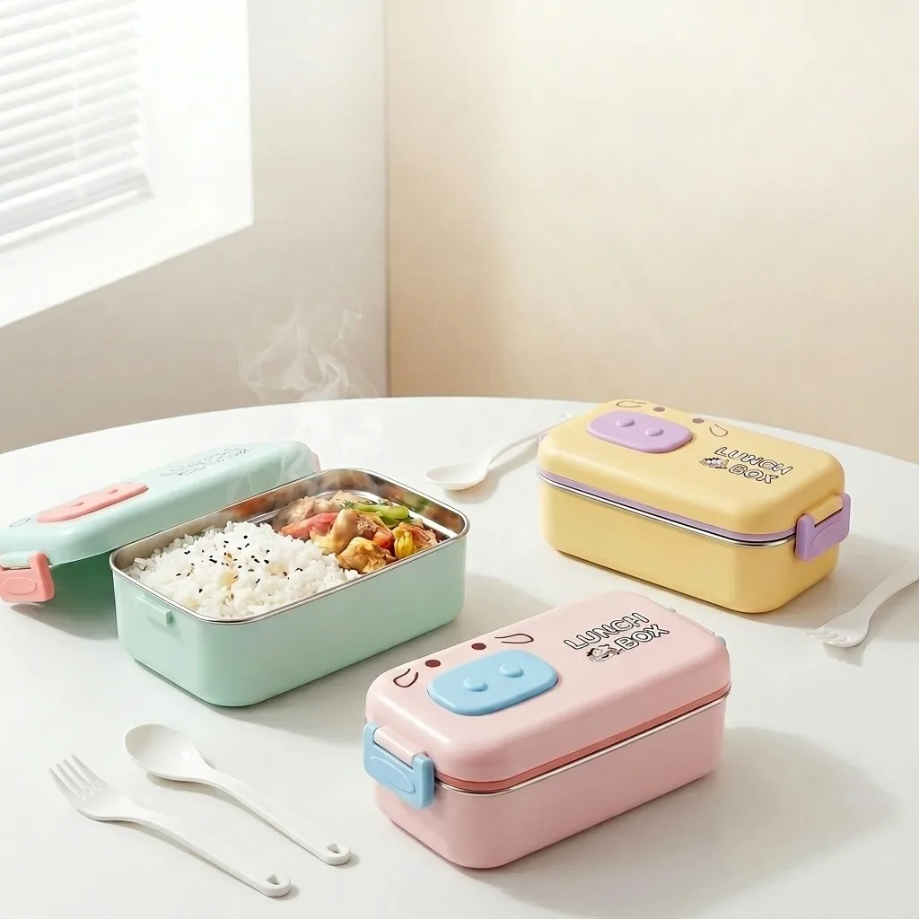 Caixa de Almoço Bento de Aço I - Food Storage Oven Safe avaliação e preço