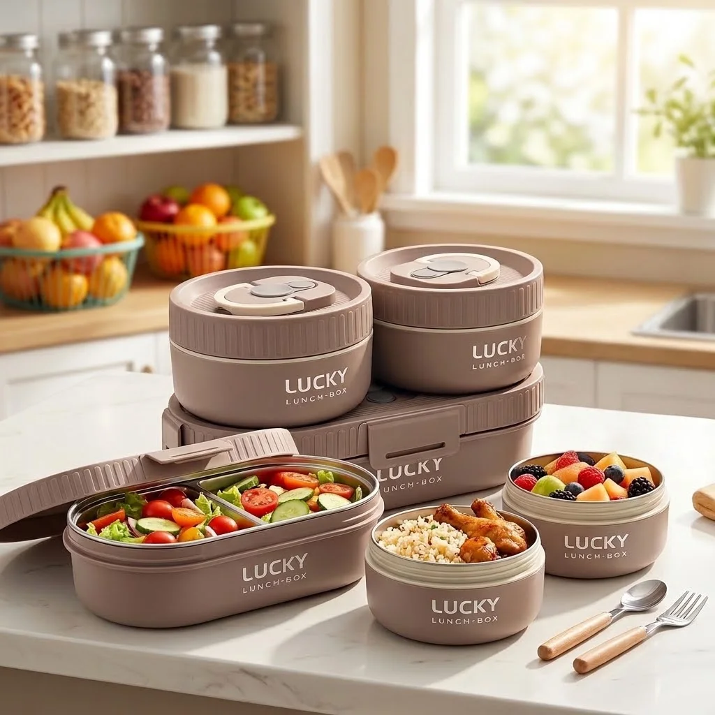 Conjunto de marmitas térmicas  - Food Storage With Dividers avaliação e preço