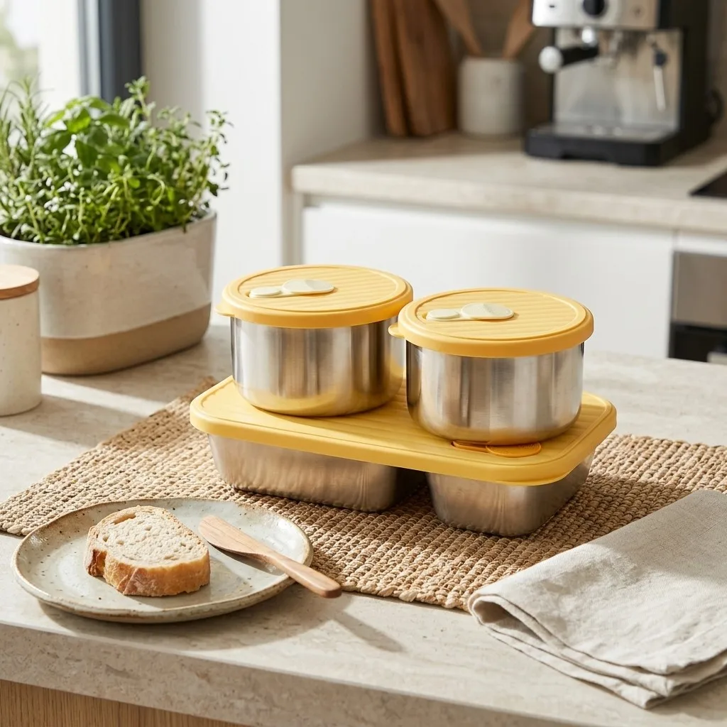Conjunto de marmitas de aço in - Food Storage Oven Safe avaliação e preço